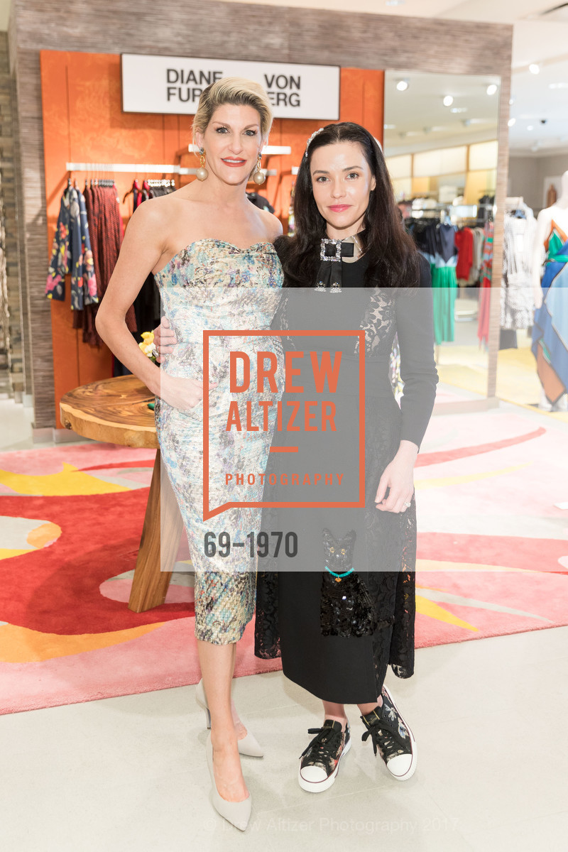 Karen Caldwell, Angela Braverman, DVF Creative Designer Jonathan Saunders and Joe Zee Fashion Chat and Show, Neiman Marcus, CUSP, Fourth Floor. 150 Stockton St, March 16th, 2017, Photo #69-1970 Karen Caldwell, Angela Braverman, Photo #69-1970
