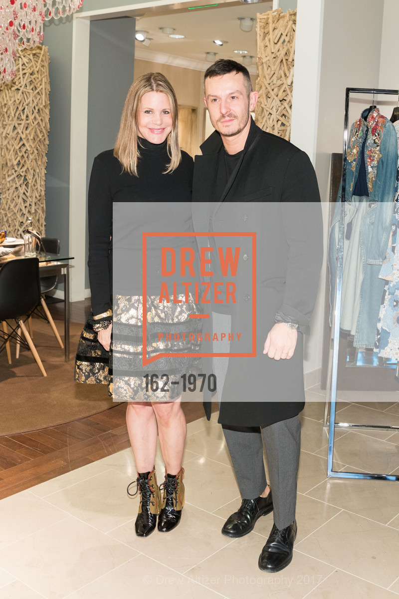 Mary Beth Shimmon, Jonathan Saunders, DVF Creative Designer Jonathan Saunders and Joe Zee Fashion Chat and Show, Neiman Marcus, CUSP, Fourth Floor. 150 Stockton St, March 16th, 2017, Photo #162-1970 Mary Beth Shimmon, Jonathan Saunders, Photo #162-1970