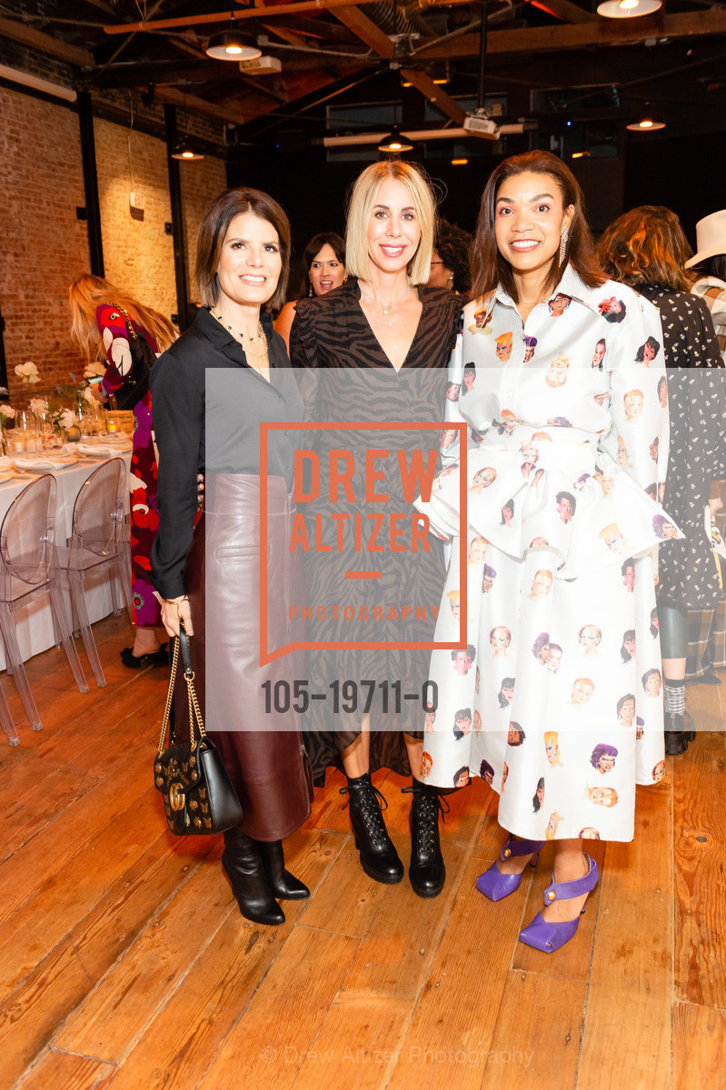 Chelsea Lynch, Nancy Avers, Sherri McMullen, Sherri McMullen & Tamu McPherson host Christopher John Rogers Welcome Dinner 2019, Private Residence, Photo #105-19711-0 Chelsea Lynch, Nancy Avers, Sherri McMullen, Photo #105-19711-0