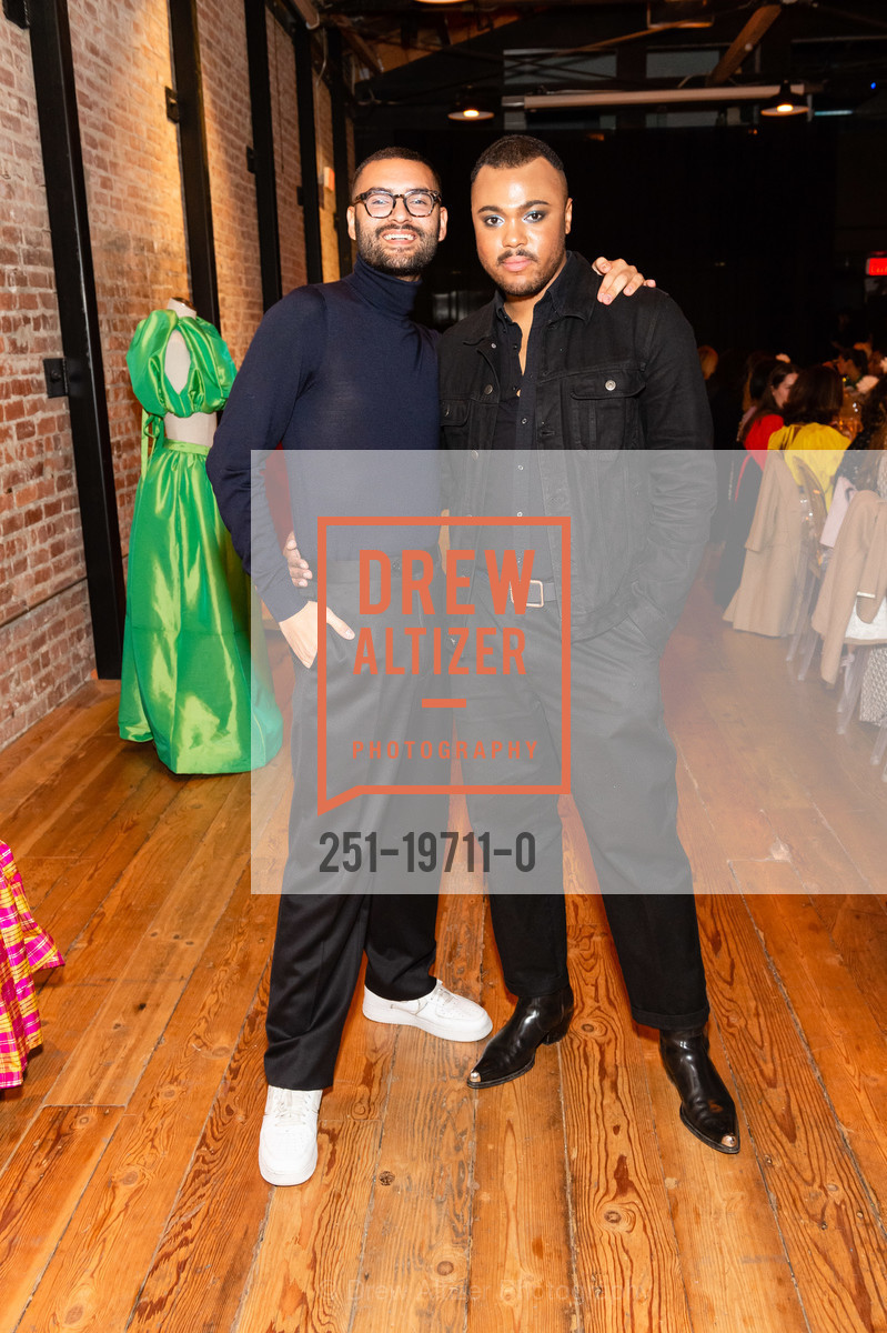 David Rivera, Christopher John Rogers, Sherri McMullen & Tamu McPherson host Christopher John Rogers Welcome Dinner 2019, Private Residence, Photo #251-19711-0 David Rivera, Christopher John Rogers, Photo #251-19711-0