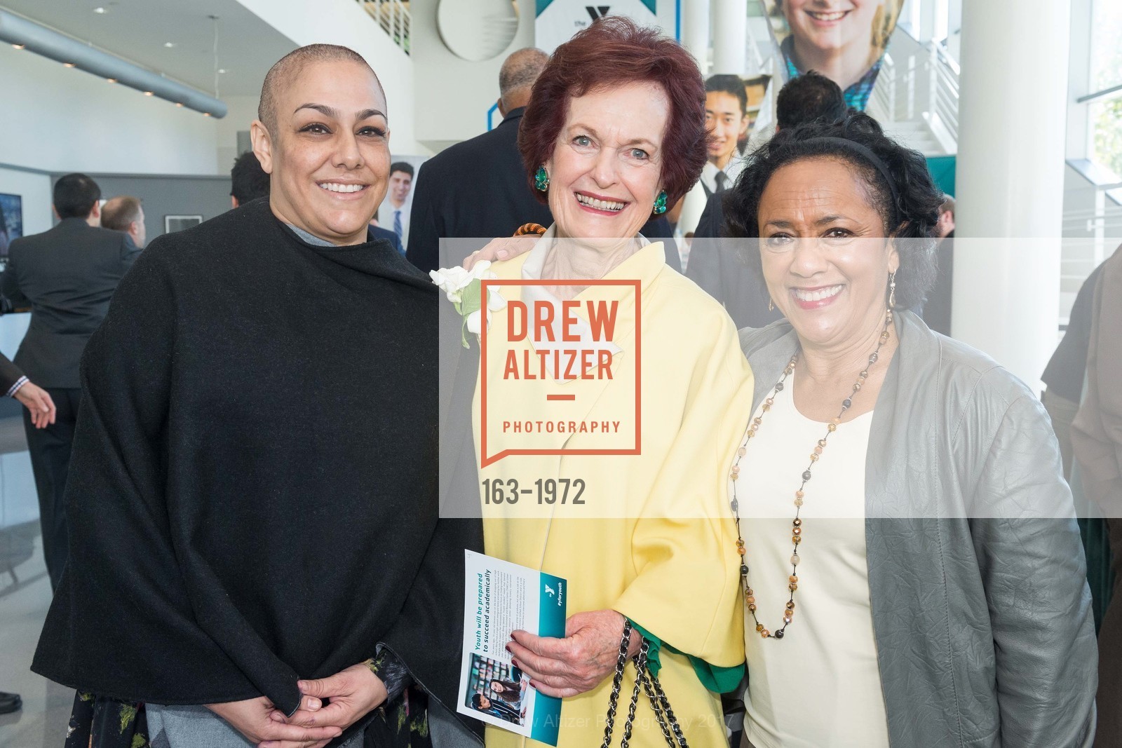 Sonya Clark-Herrera, Helen Hilton Raiser, Paula Collin, YMCA of San Francisco Y For Youth Luncheon, Yerba Buena Center for the Arts. 701 Mission Street, March 17th, 2017, Photo #163-1972 Sonya Clark-Herrera, Helen Hilton Raiser, Paula Collin, Photo #163-1972