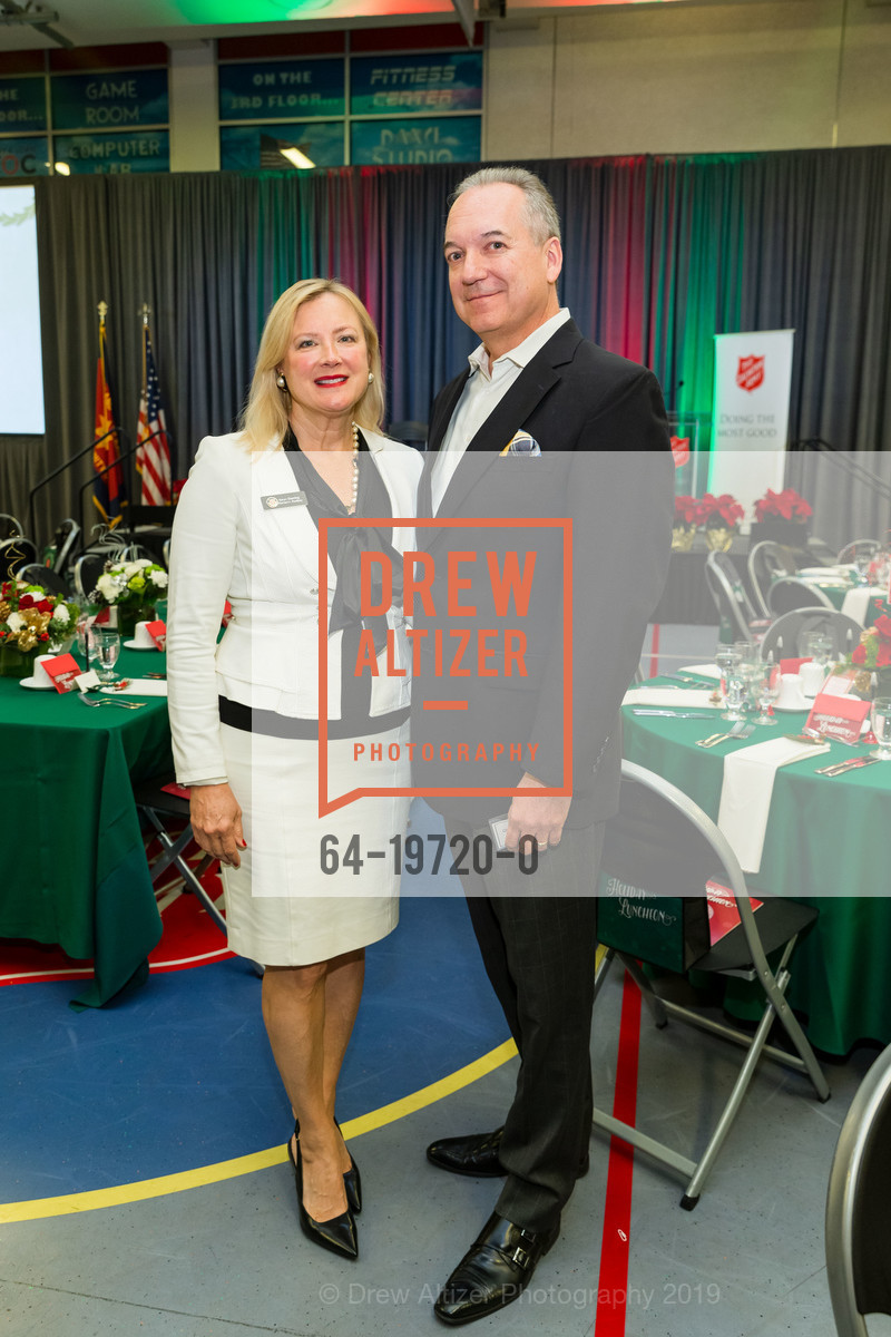 Karen Gramling, Glenn Gramling, Salvation Army's Holiday Luncheon 2019, The Salvation Army Kroc Center. 240 Turk St, November 20th, 2019, Photo #64-19720-0 Karen Gramling, Glenn Gramling, Photo #64-19720-0