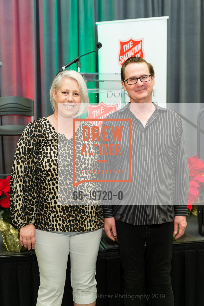 Lisa Padilla, Fred Davis, Salvation Army's Holiday Luncheon 2019, The Salvation Army Kroc Center. 240 Turk St, November 20th, 2019, Photo #66-19720-0 Lisa Padilla, Fred Davis, Photo #66-19720-0