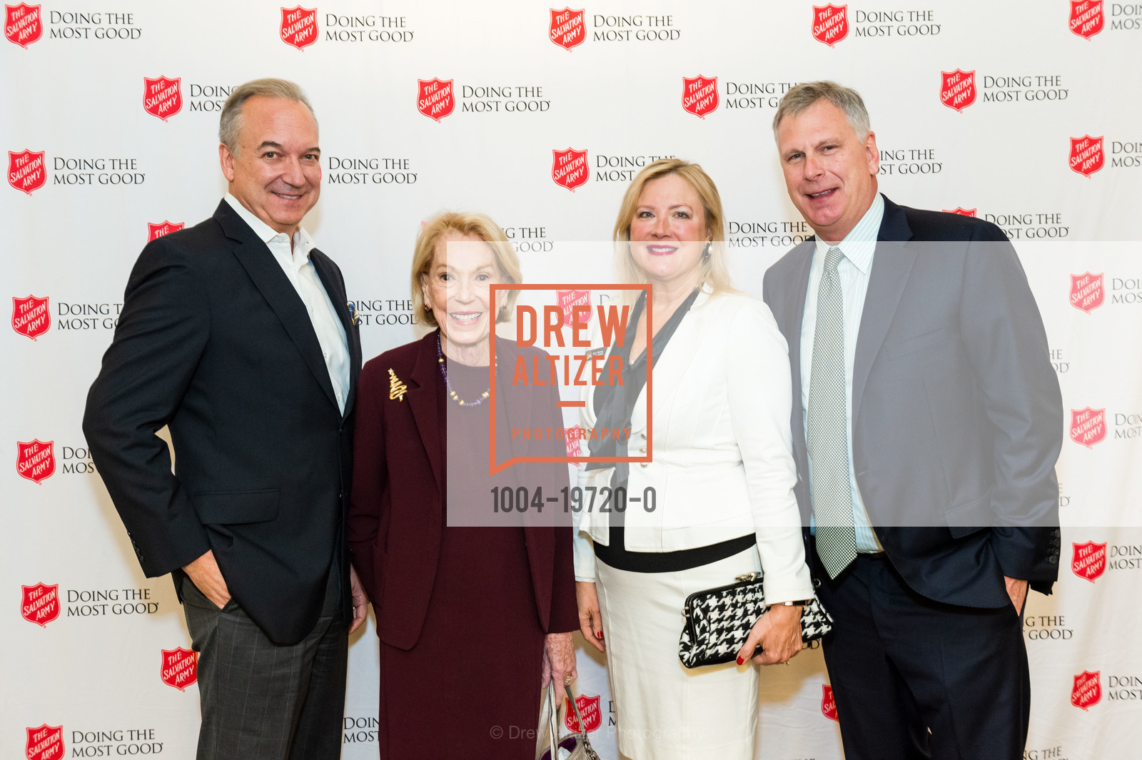 Glenn Gramling, Charlotte Shultz, Karen Gramling, Ernst Bauer, Salvation Army's Holiday Luncheon 2019, The Salvation Army Kroc Center. 240 Turk St, Photo #1004-19720-0 Glenn Gramling, Charlotte Shultz, Karen Gramling, Ernst Bauer, Photo #1004-19720-0
