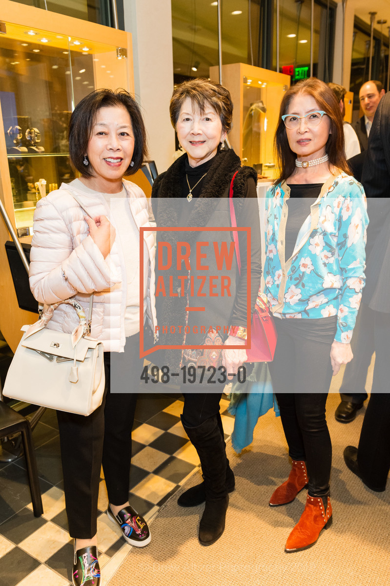 Lilian Chantalat, Frances Liu, Eve Doone, Stephen Silver Anniversary Celebration 2019, The Rosewood. 2825 Sand Hill Rd, November 20th, 2019, Photo #498-19723-0 Lilian Chantalat, Frances Liu, Eve Doone, Photo #498-19723-0