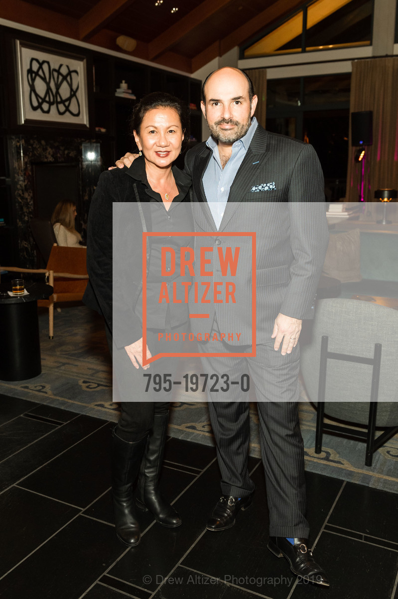 Frances Diniz, Alejandro Cuellar, Stephen Silver Anniversary Celebration 2019, The Rosewood. 2825 Sand Hill Rd, November 20th, 2019, Photo #795-19723-0 Frances Diniz, Alejandro Cuellar, Photo #795-19723-0