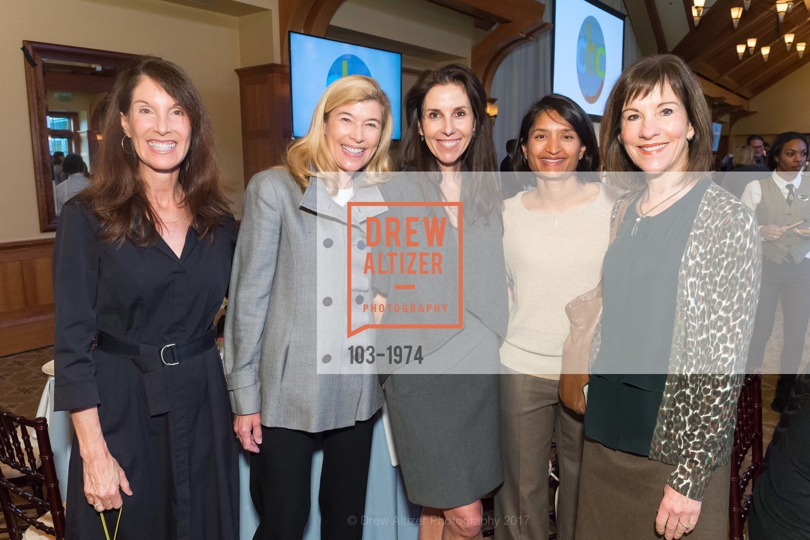 Anne Mellenthin, Tracey Avery, Annie Barnett, Shami Ravi, Helen Kyne, The 2017 CHC Breakfast, Sharon Heights Golf and Country Club, March 16th, 2017, Photo #103-1974 Anne Mellenthin, Tracey Avery, Annie Barnett, Shami Ravi, Helen Kyne, Photo #103-1974