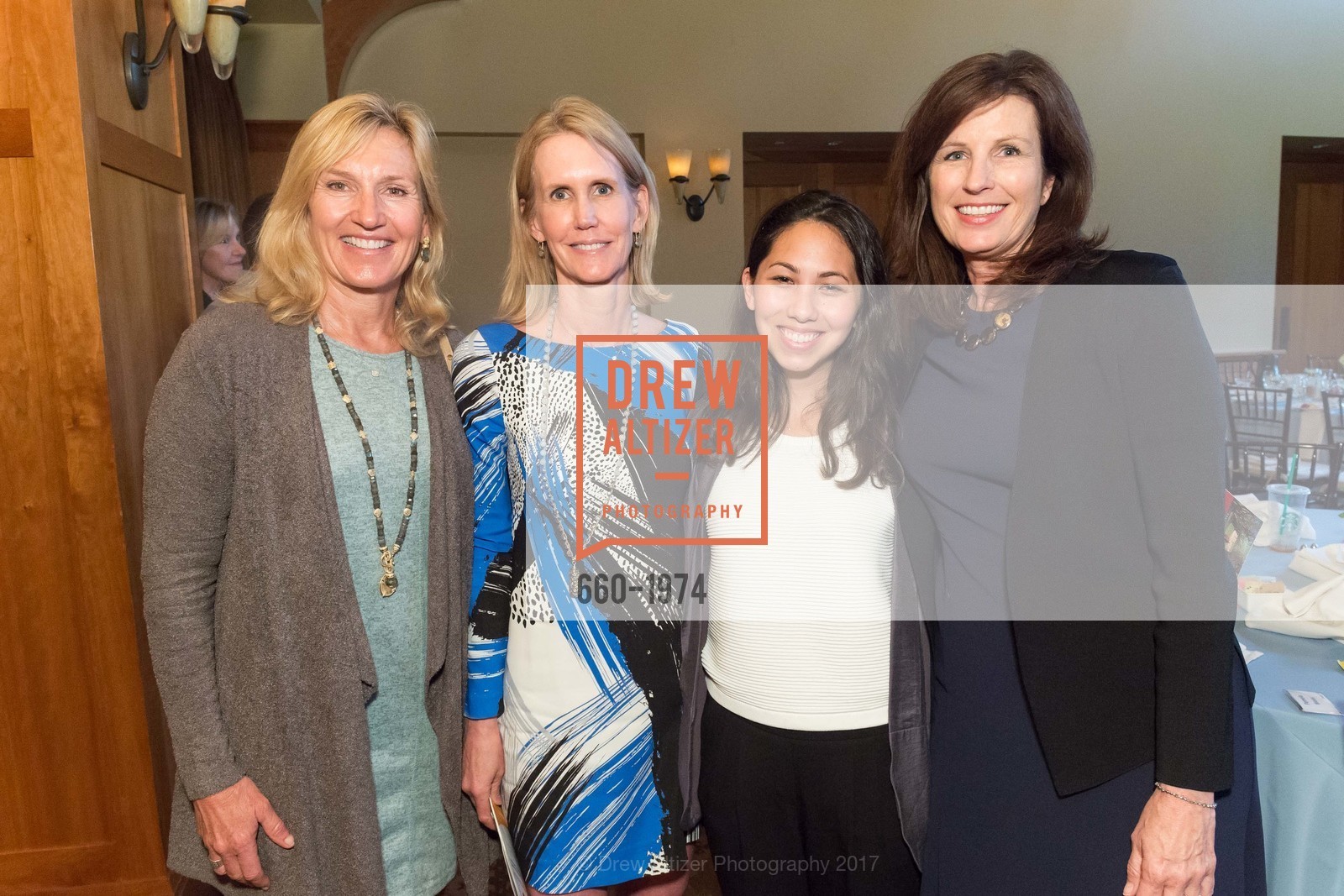 GraceAnn Graumann, Sheila Reinstein, Libby Craig, Pamela Weiss, The 2017 CHC Breakfast, Sharon Heights Golf and Country Club, March 16th, 2017, Photo #660-1974 GraceAnn Graumann, Sheila Reinstein, Libby Craig, Pamela Weiss, Photo #660-1974