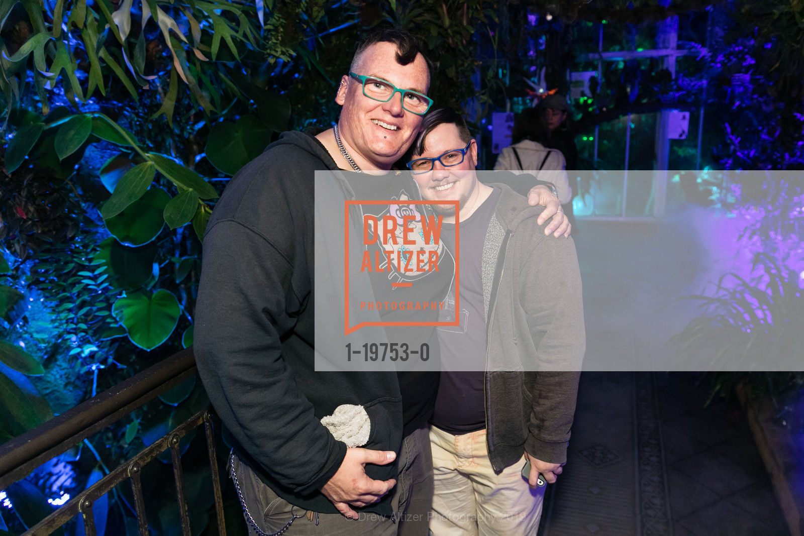 Myriam Joire, Theo Joire, Conservatory of Flowers Night Bloom 2019, Conservatory of Flowers. 100 John F. Kennedy Drive, November 22nd, 2019, Photo #1-19753-0 Myriam Joire, Theo Joire, Photo #1-19753-0