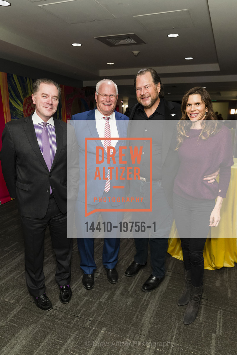 Michael Anderson, Mark Laret, Marc Benioff, Lynne Benioff, Photo #14410-19756-1