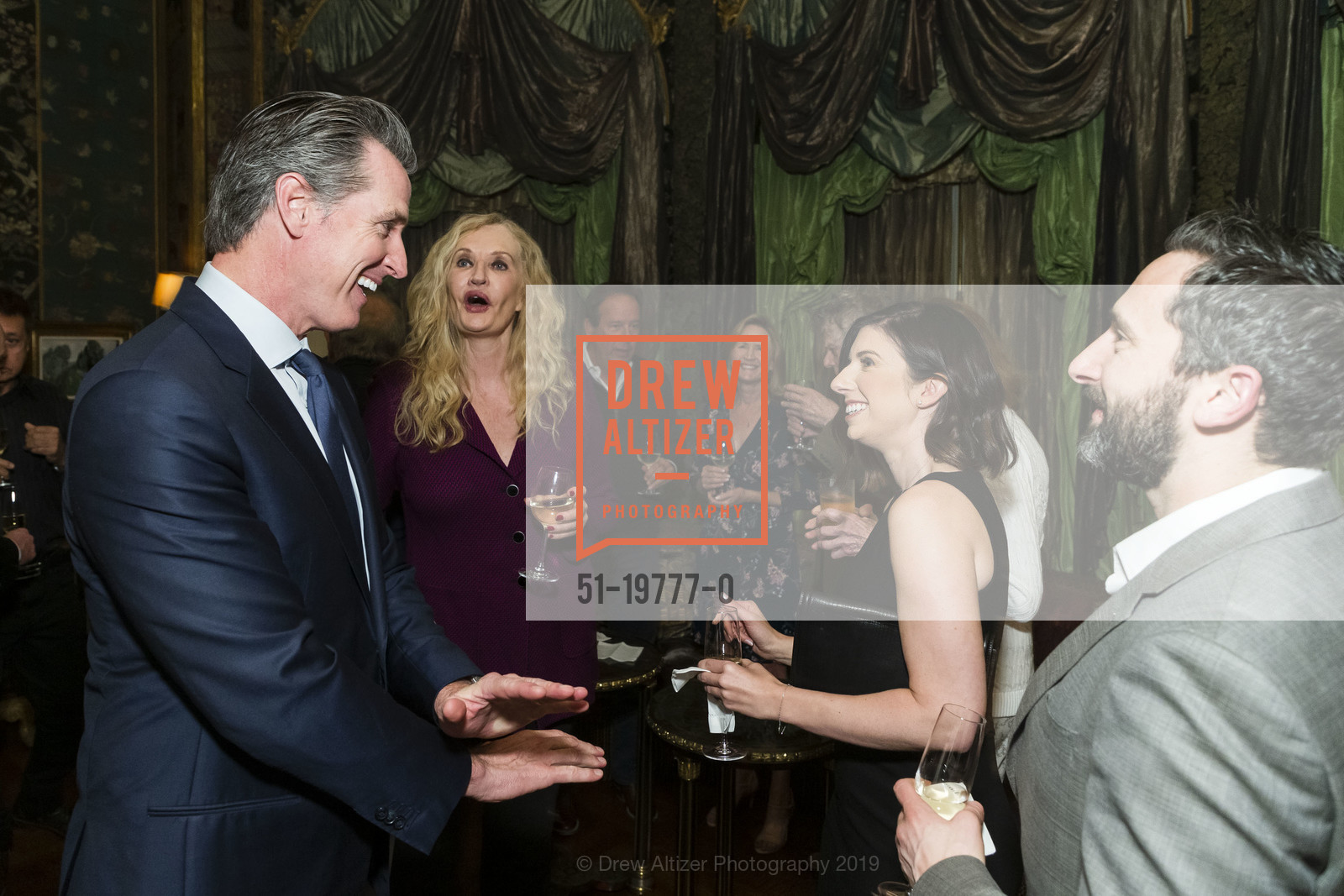 Gavin Newsom, Beth Townsend, Kaitlyn Rhoades, Evan Addesso, Photo #51-19777-0