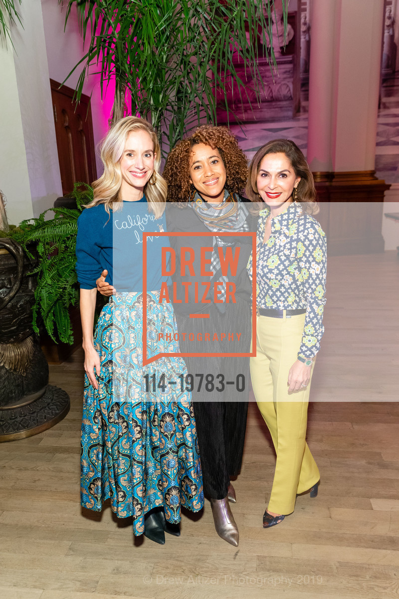 Rachelle Hruska MacPherson, Erica Deeman, Angella Nazarian, In Honor of Remarkable Women at Saint Joseph's Art Society, Saint Joseph's Art Society, November 21st, 2019, Photo #114-19783-0 Rachelle Hruska MacPherson, Erica Deeman, Angella Nazarian, Photo #114-19783-0