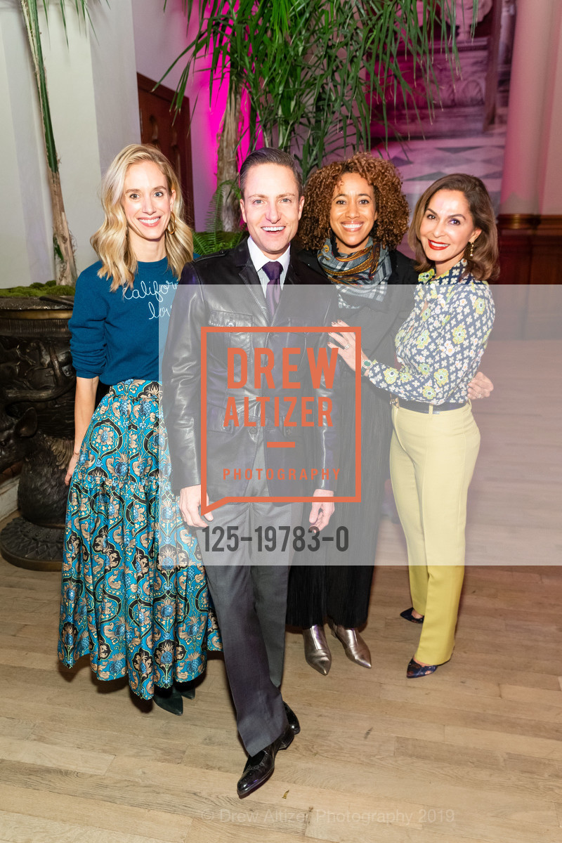 Rachelle Hruska MacPherson, Ken Fulk, Erica Deeman, Angella Nazarian, In Honor of Remarkable Women at Saint Joseph's Art Society, Saint Joseph's Art Society, November 21st, 2019, Photo #125-19783-0 Rachelle Hruska MacPherson, Ken Fulk, Erica Deeman, Angella Nazarian, Photo #125-19783-0