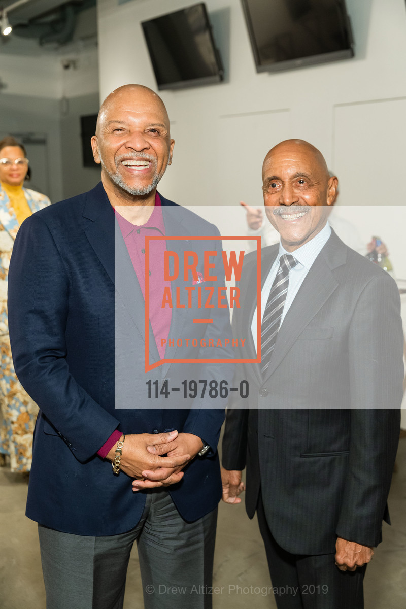 Thurman White, Marx Cazenave, Academy of Art University Hosts Mayor Willie L. Brown, Jr. Portrait Unveiling and Luncheon, Academy of Art University Atelier. 79 New Montgomery Street, November 27th, 2019, Photo #114-19786-0 Thurman White, Marx Cazenave, Photo #114-19786-0