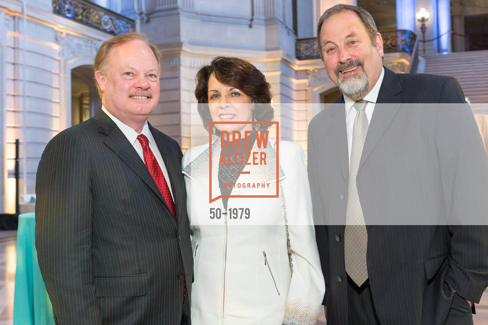 George Dooley, Dawn Dooley, Barry Stenger, Serving Hope: A Benefit for St. Anthony's 2017, City Hall. 1 Dr Carlton B Goodlett Pl San Francisco, California 94102, March 23rd, 2017, Photo #50-1979 George Dooley, Dawn Dooley, Barry Stenger, Photo #50-1979
