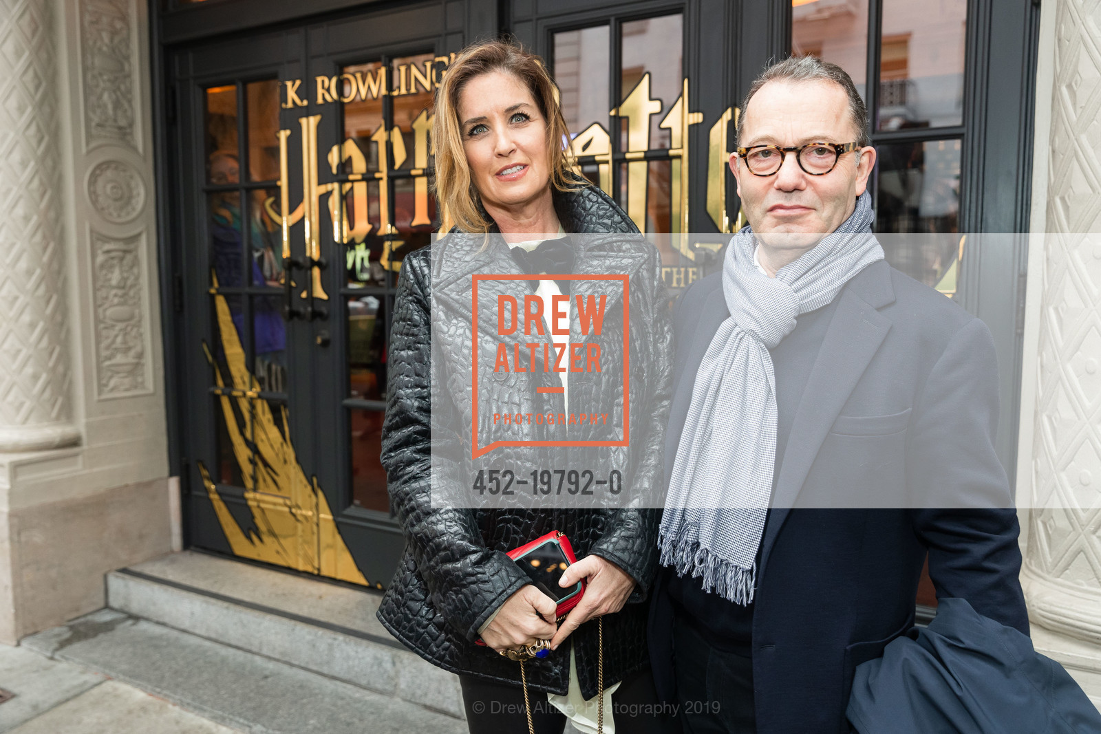 Elizabeth Callender, Colin Callender, Red Carpet Arrivals for Harry Potter and the Cursed Child Opening at the Curran Theatre, Curran Theatre. 445 Geary Street, December 1st, 2019, Photo #452-19792-0 Elizabeth Callender, Colin Callender, Photo #452-19792-0