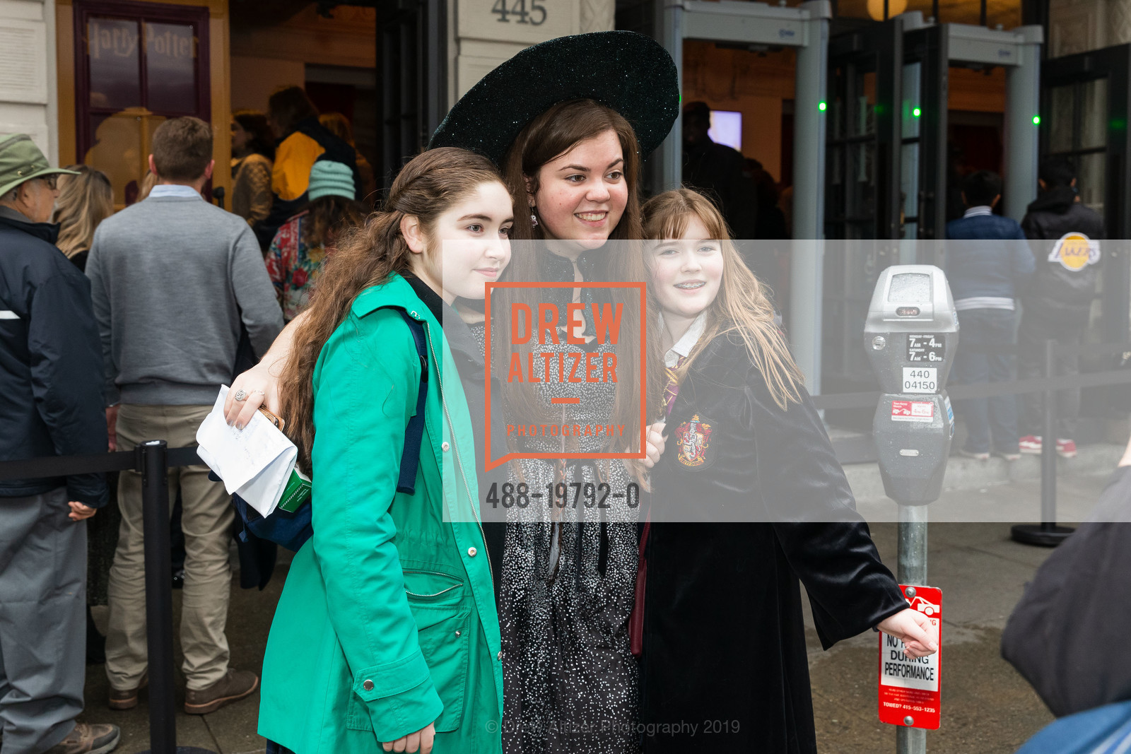 Emma Curtin, Shannon Carroll, Charlotte Curtin, Red Carpet Arrivals for Harry Potter and the Cursed Child Opening at the Curran Theatre, Curran Theatre. 445 Geary Street, December 1st, 2019, Photo #488-19792-0 Emma Curtin, Shannon Carroll, Charlotte Curtin, Photo #488-19792-0