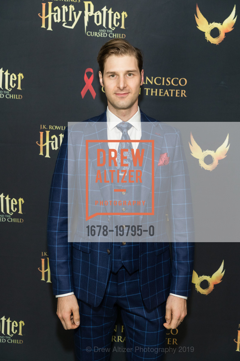 Kyle Hines, Harry Potter and The Cursed Child at the Curran Opening Night After Party, August Hall. 420 Mason Street, December 1st, 2019, Photo #1678-19795-0 Kyle Hines, Photo #1678-19795-0