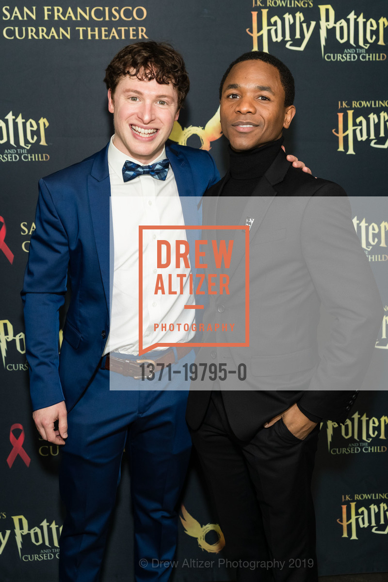 Erik Evan Olson, Irving Dyson Jr., Harry Potter and The Cursed Child at the Curran Opening Night After Party, August Hall. 420 Mason Street, December 1st, 2019, Photo #1371-19795-0 Erik Evan Olson, Irving Dyson Jr., Photo #1371-19795-0
