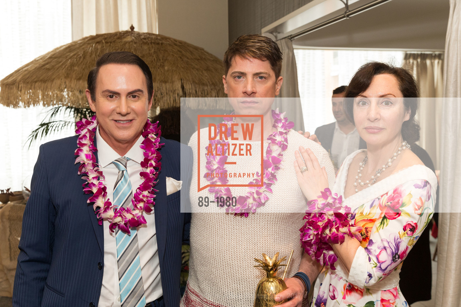 Joel Goodrich, Aubrey Brewster, Clara Shayevich, Aubrey Brewster's Purely Paradise Birthday Luncheon 2017, Neiman Marcus. 150 Stockton St SF, California 94108, March 24th, 2017
