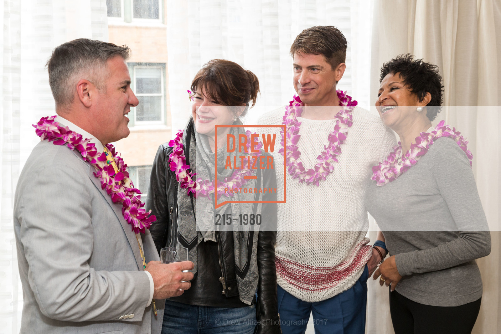 Tim Graffigna, Elaine Mellis, Aubrey Brewster, Karen Varnado, Aubrey Brewster's Purely Paradise Birthday Luncheon 2017, Neiman Marcus. 150 Stockton St SF, California 94108, March 24th, 2017