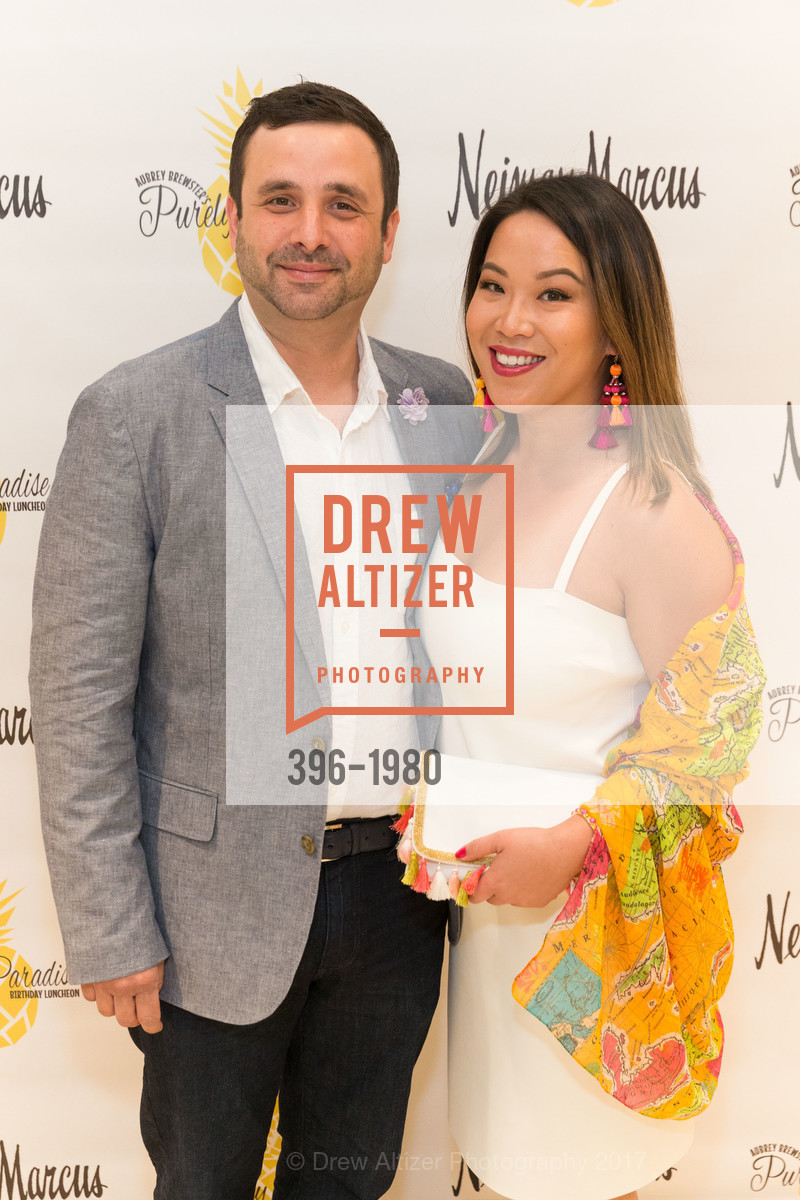 Daniel Dancona, Jojo Ginn, Aubrey Brewster's Purely Paradise Birthday Luncheon 2017, Neiman Marcus. 150 Stockton St SF, California 94108, March 24th, 2017