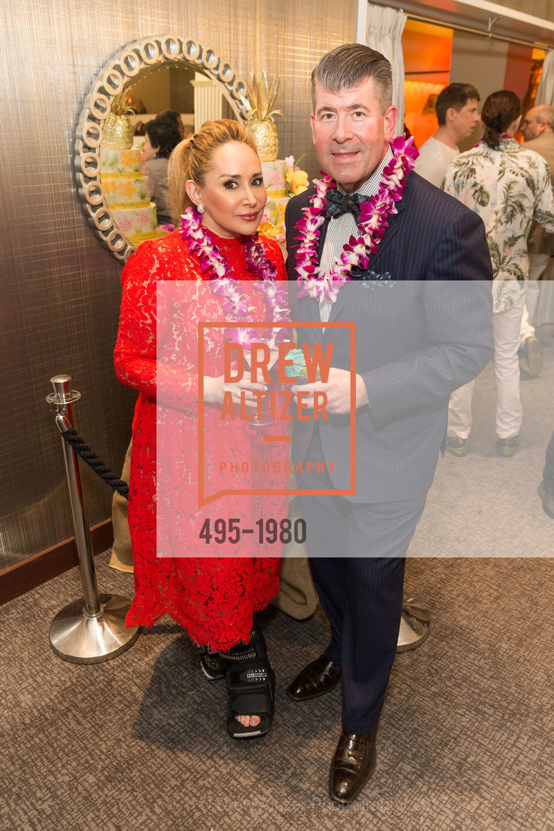 Brenda Zarate, Alan Morrell, Aubrey Brewster's Purely Paradise Birthday Luncheon 2017, Neiman Marcus. 150 Stockton St SF, California 94108, March 24th, 2017