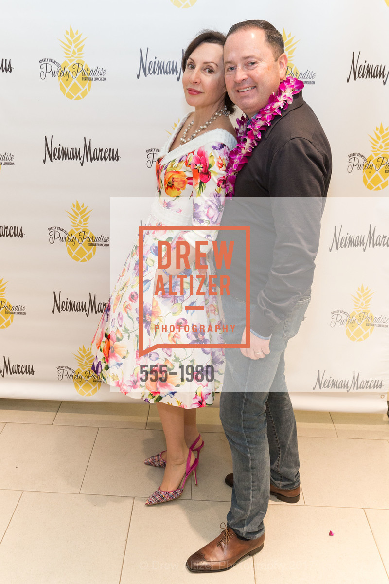 Clara Shayevich, Edward Dubrovsky, Aubrey Brewster's Purely Paradise Birthday Luncheon 2017, Neiman Marcus. 150 Stockton St SF, California 94108, March 24th, 2017