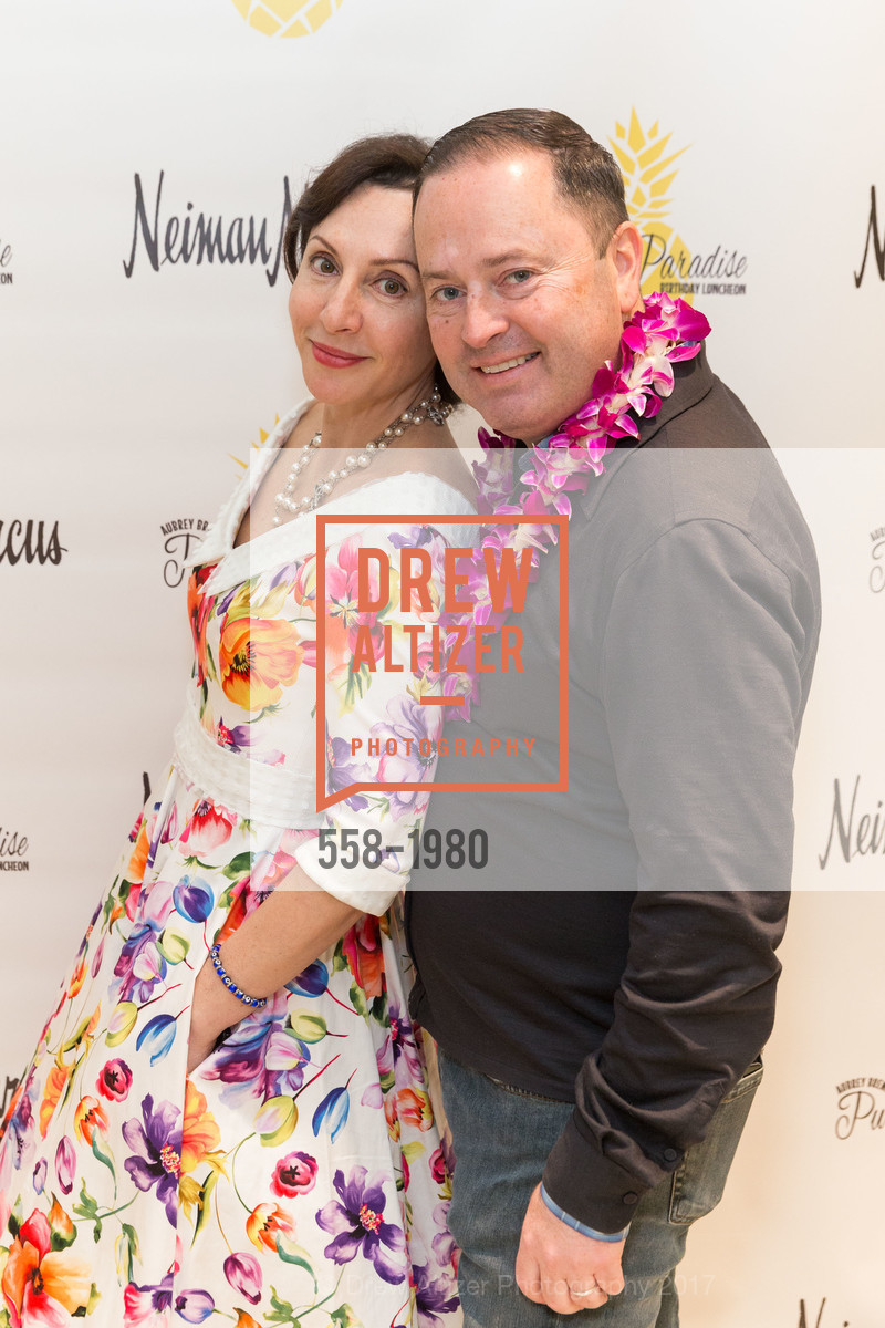 Clara Shayevich, Edward Dubrovsky, Aubrey Brewster's Purely Paradise Birthday Luncheon 2017, Neiman Marcus. 150 Stockton St SF, California 94108, March 24th, 2017, Photo #558-1980 Clara Shayevich, Edward Dubrovsky, Photo #558-1980