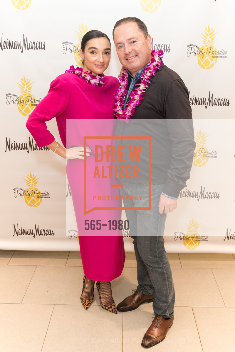Olga Dubrovski, Edward Dubrovski, Aubrey Brewster's Purely Paradise Birthday Luncheon 2017, Neiman Marcus. 150 Stockton St SF, California 94108, March 24th, 2017, Photo #565-1980 Olga Dubrovski, Edward Dubrovski, Photo #565-1980