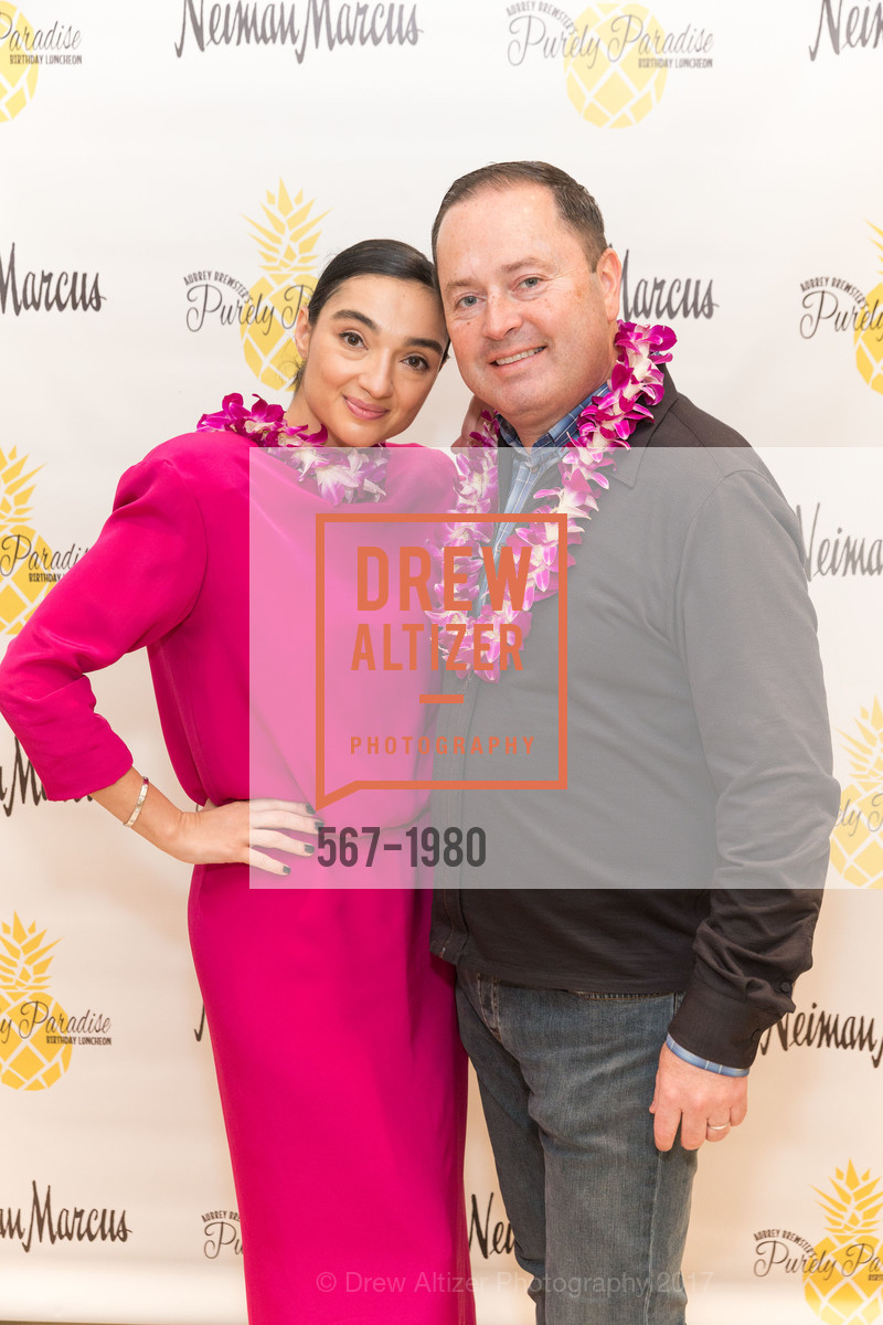 Olga Dubrovski, Edward Dubrovski, Aubrey Brewster's Purely Paradise Birthday Luncheon 2017, Neiman Marcus. 150 Stockton St SF, California 94108, March 24th, 2017, Photo #567-1980 Olga Dubrovski, Edward Dubrovski, Photo #567-1980