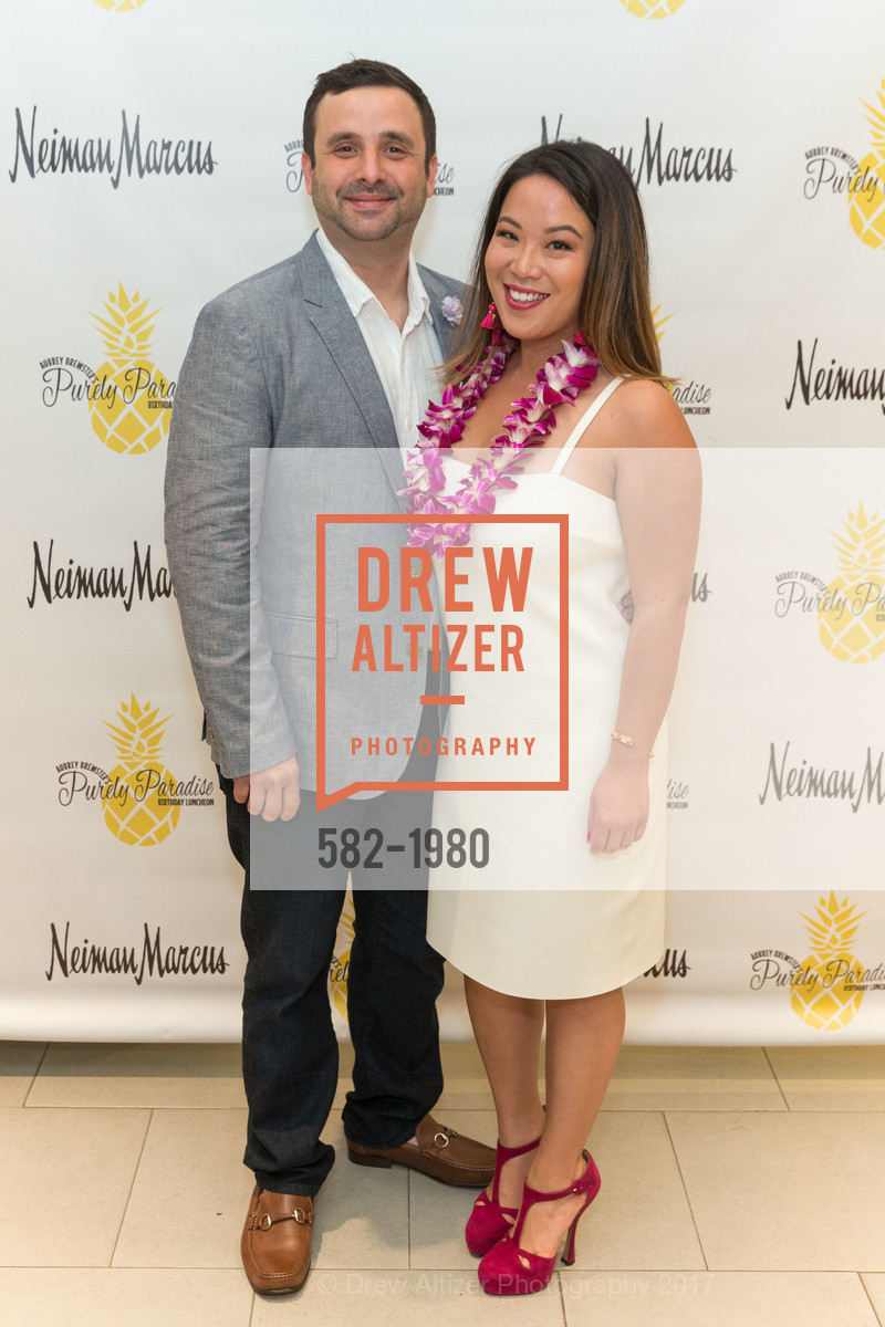 Daniel Dancona, Jojo Ginn, Aubrey Brewster's Purely Paradise Birthday Luncheon 2017, Neiman Marcus. 150 Stockton St SF, California 94108, March 24th, 2017, Photo #582-1980 Daniel Dancona, Jojo Ginn, Photo #582-1980