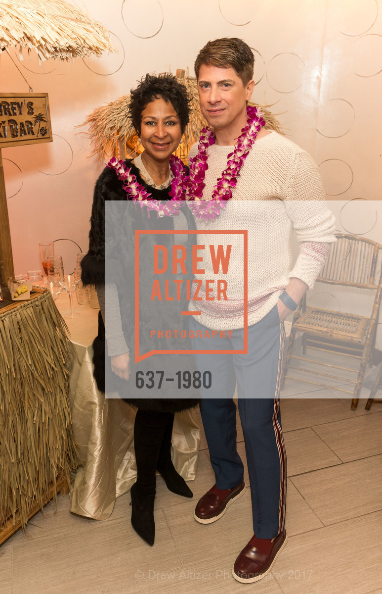 Karen Varnado, Aubrey Brewster, Aubrey Brewster's Purely Paradise Birthday Luncheon 2017, Neiman Marcus. 150 Stockton St SF, California 94108, March 24th, 2017, Photo #637-1980 Karen Varnado, Aubrey Brewster, Photo #637-1980