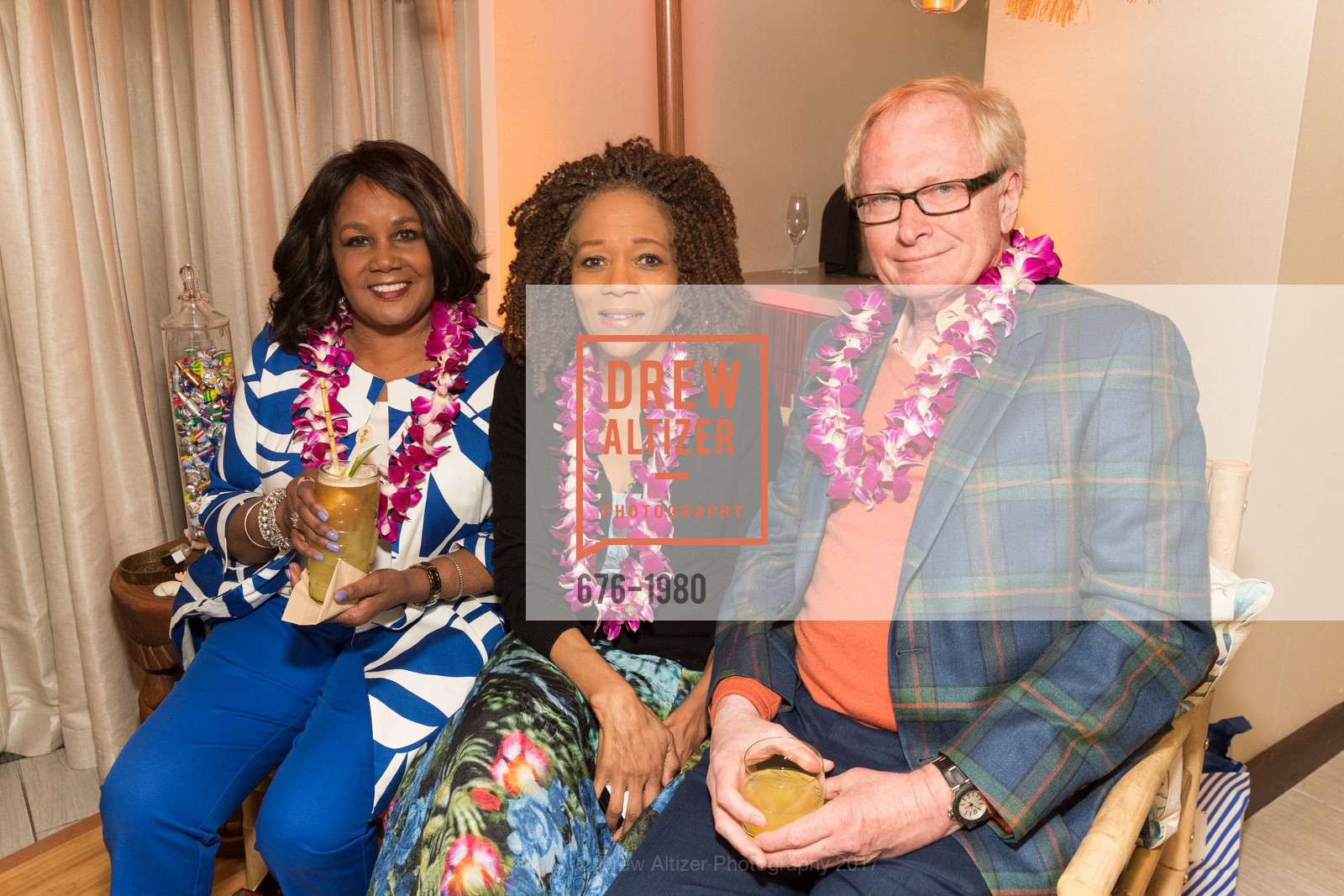 Carolyn Tyler, Paula West, Ed Winger, Aubrey Brewster's Purely Paradise Birthday Luncheon 2017, Neiman Marcus. 150 Stockton St SF, California 94108, March 24th, 2017, Photo #676-1980 Carolyn Tyler, Paula West, Ed Winger, Photo #676-1980