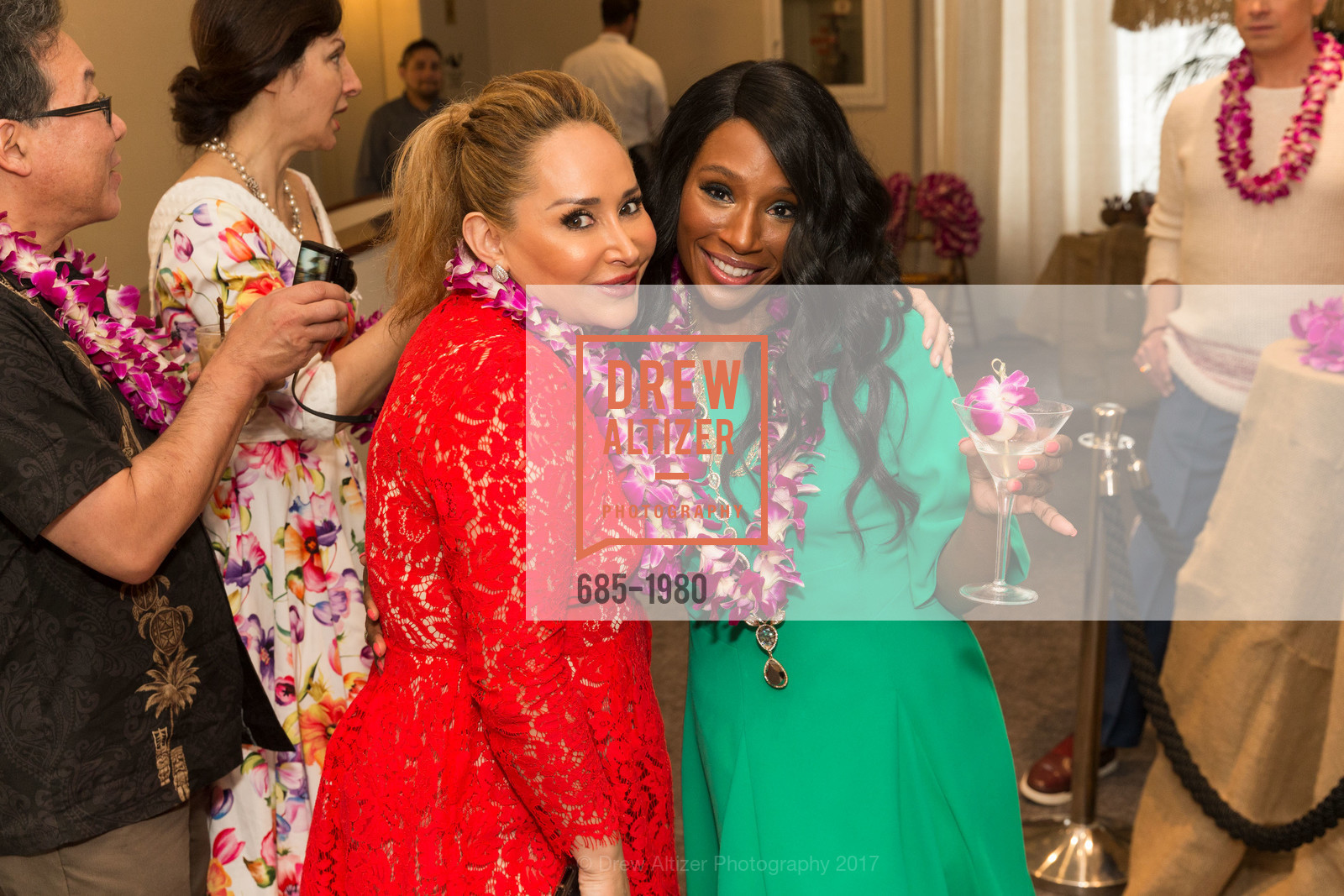 Brenda Zarate, Pernella Sommerville, Aubrey Brewster's Purely Paradise Birthday Luncheon 2017, Neiman Marcus. 150 Stockton St SF, California 94108, March 24th, 2017, Photo #685-1980 Brenda Zarate, Pernella Sommerville, Photo #685-1980