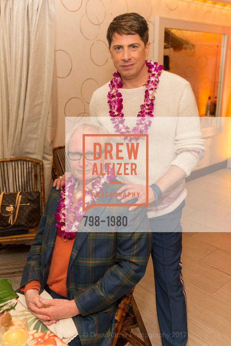 Ed Winger, Aubrey Brewster, Aubrey Brewster's Purely Paradise Birthday Luncheon 2017, Neiman Marcus. 150 Stockton St SF, California 94108, March 24th, 2017, Photo #798-1980 Ed Winger, Aubrey Brewster, Photo #798-1980