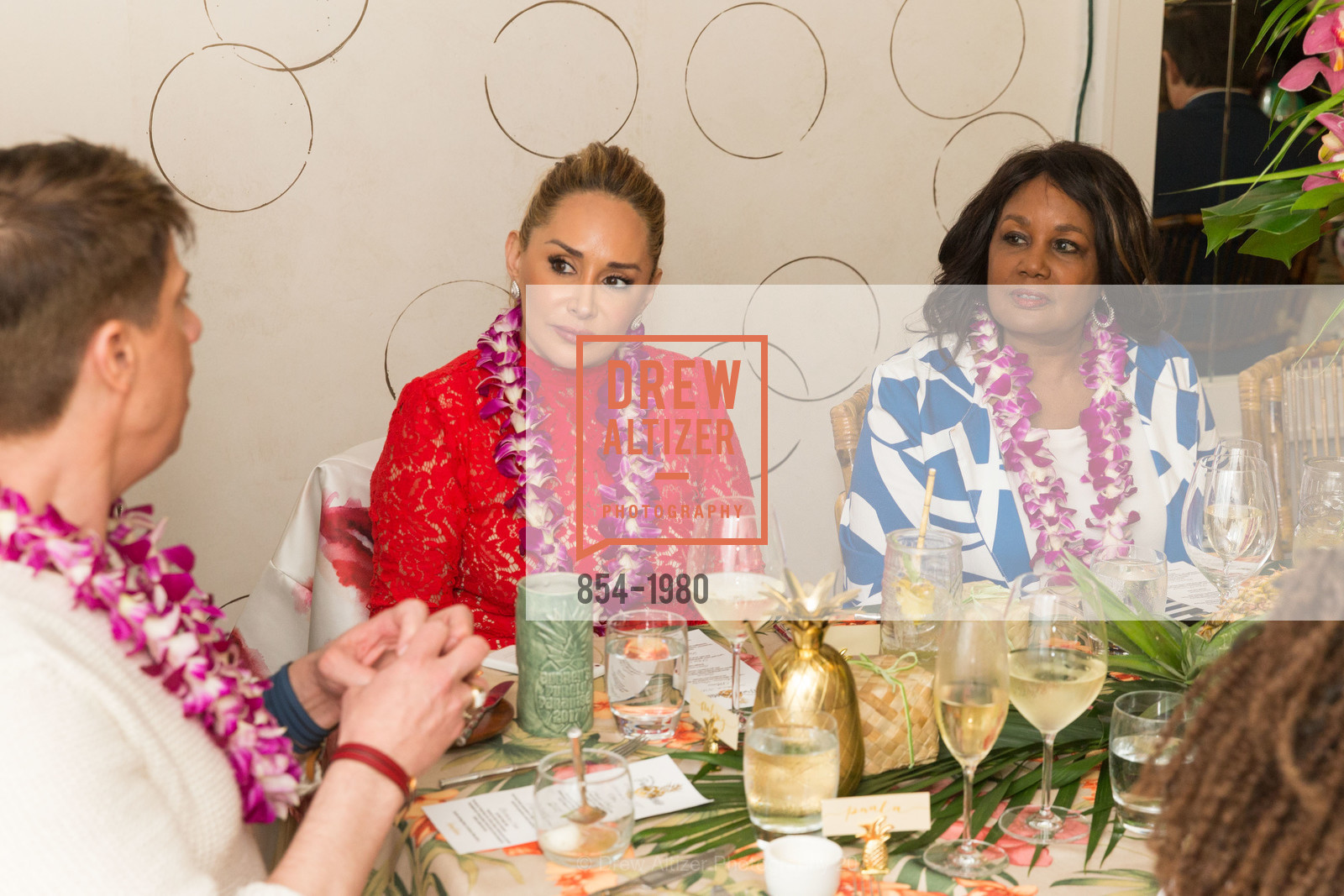 Brenda Zarate, Carolyn Tyler, Aubrey Brewster's Purely Paradise Birthday Luncheon 2017, Neiman Marcus. 150 Stockton St SF, California 94108, March 24th, 2017