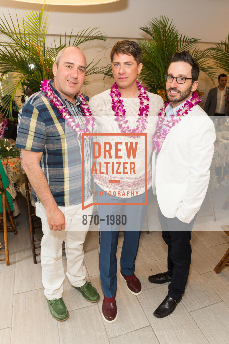 Gil Padia, Aubrey Brewster, Kyle McMillen, Aubrey Brewster's Purely Paradise Birthday Luncheon 2017, Neiman Marcus. 150 Stockton St SF, California 94108, March 24th, 2017, Photo #870-1980 Gil Padia, Aubrey Brewster, Kyle McMillen, Photo #870-1980