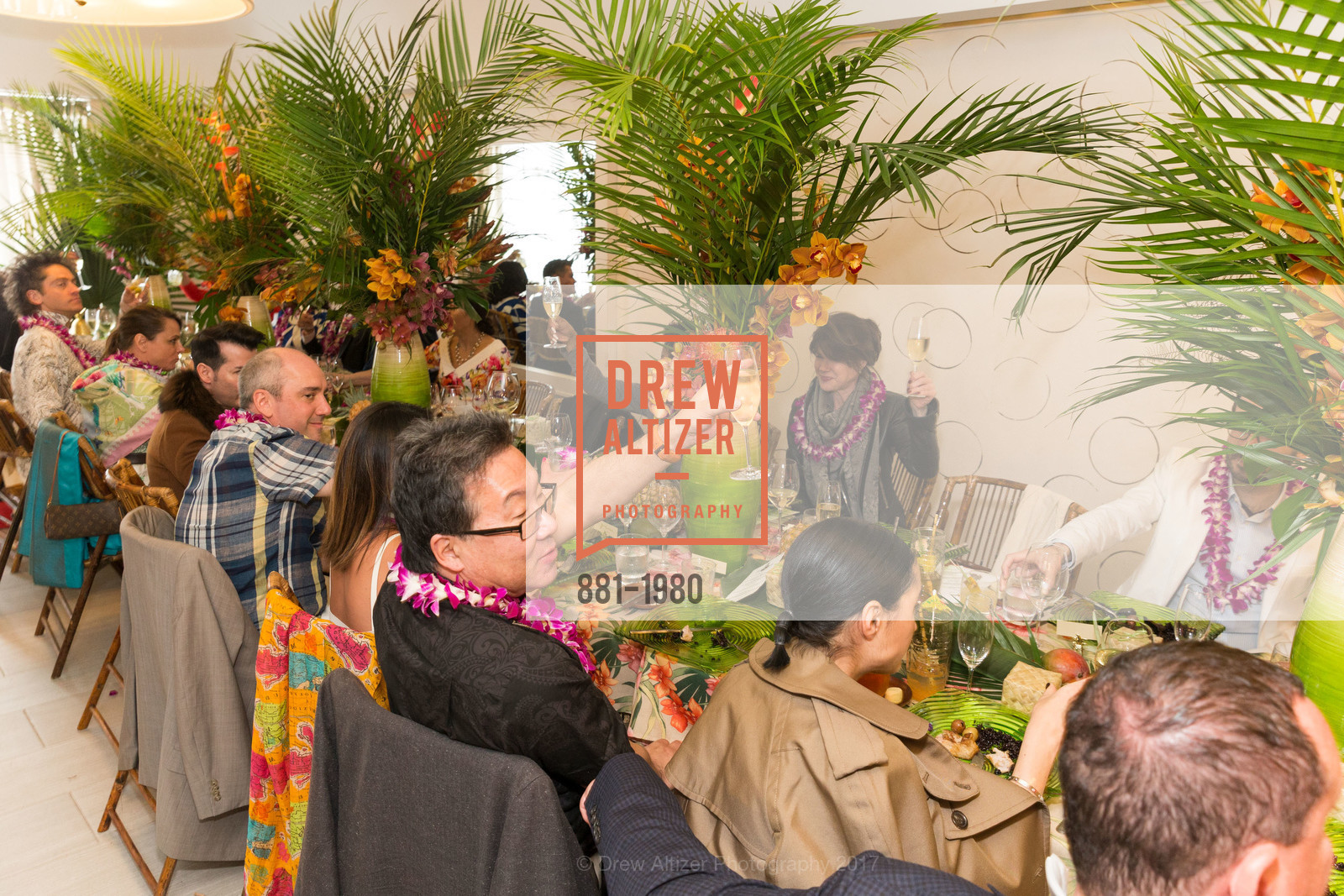 Atmosphere, Aubrey Brewster's Purely Paradise Birthday Luncheon 2017, Neiman Marcus. 150 Stockton St SF, California 94108, March 24th, 2017