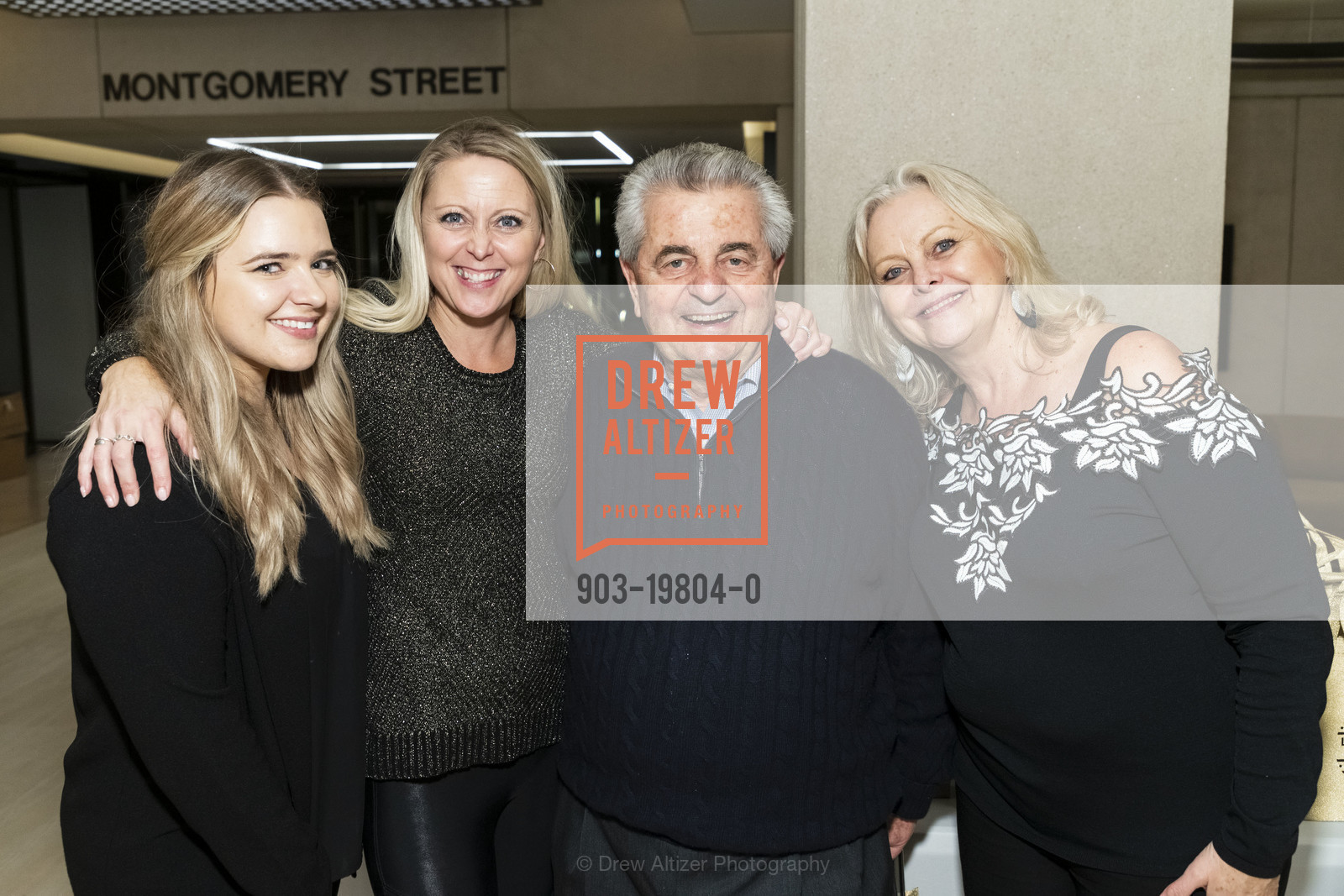 Allie Murray, Chrissy Delisle, Carmen Policy, Barb Delisle, 2019 All Star Culinary Experience, The Vault. 555 California St, Photo #903-19804-0 Allie Murray, Chrissy Delisle, Carmen Policy, Barb Delisle, Photo #903-19804-0