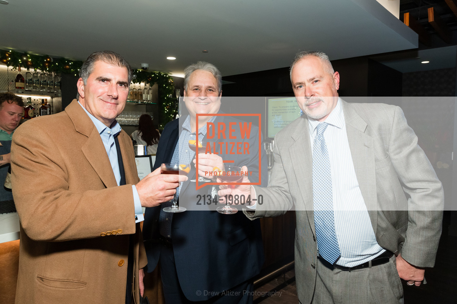 Paul Saccone, Jeff Palmer, Rick Bensi, 2019 All Star Culinary Experience, The Vault. 555 California St, Photo #2134-19804-0 Paul Saccone, Jeff Palmer, Rick Bensi, Photo #2134-19804-0