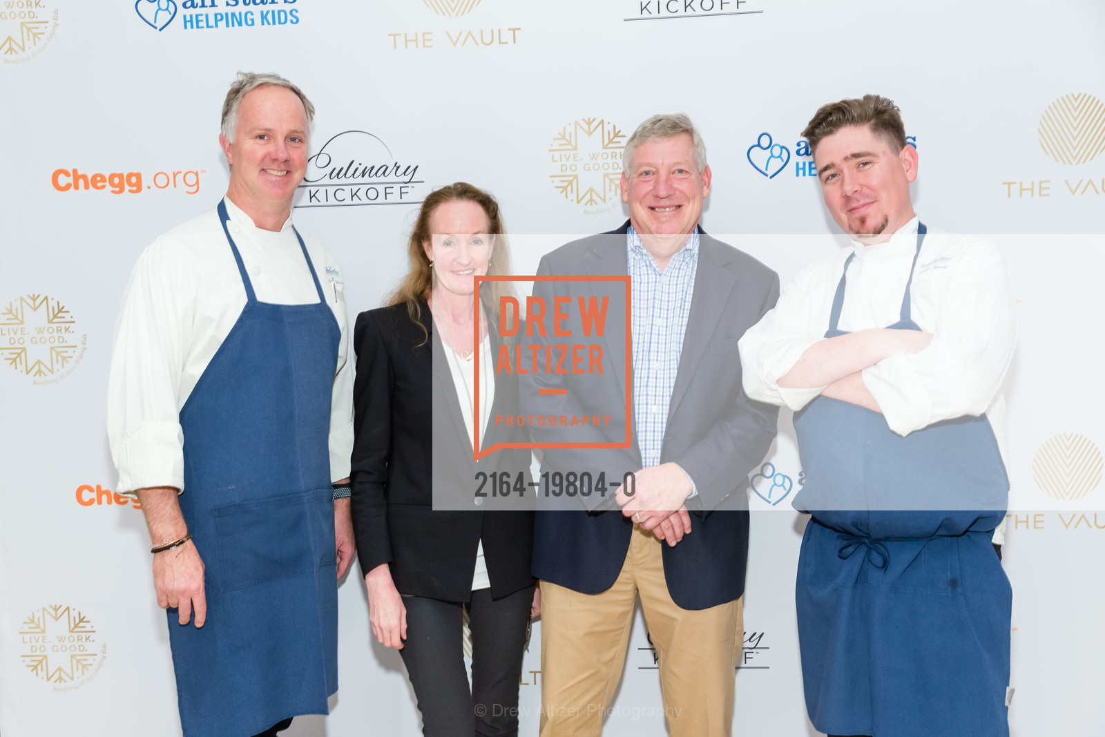 Justin Baade, Parke Ulrich, Sarah Pleason, Pete Sittnick, 2019 All Star Culinary Experience, The Vault. 555 California St, Photo #2164-19804-0 Justin Baade, Parke Ulrich, Sarah Pleason, Pete Sittnick, Photo #2164-19804-0