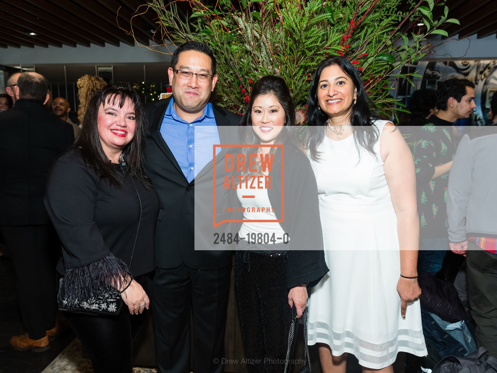 Brett Yamaguchi, Kristi Yamaguchi, Manju Ramchandra, 2019 All Star Culinary Experience, The Vault. 555 California St, Photo #2484-19804-0 Brett Yamaguchi, Kristi Yamaguchi, Manju Ramchandra, Photo #2484-19804-0