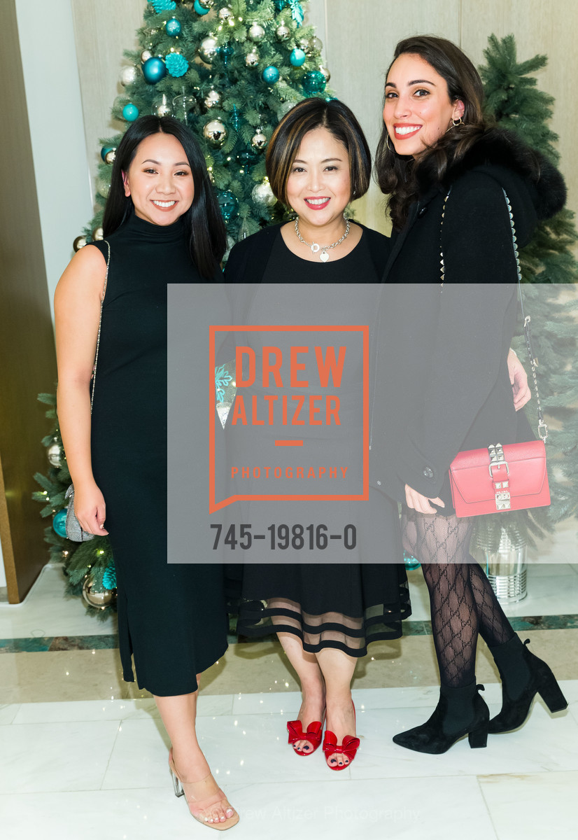 Emily Yang, Elaine Cardenas, Jasmin Stein, Tiffany & Co. Post St. Holiday Event 2019, Tiffany & Co. 350 Post St, Photo #745-19816-0 Emily Yang, Elaine Cardenas, Jasmin Stein, Photo #745-19816-0