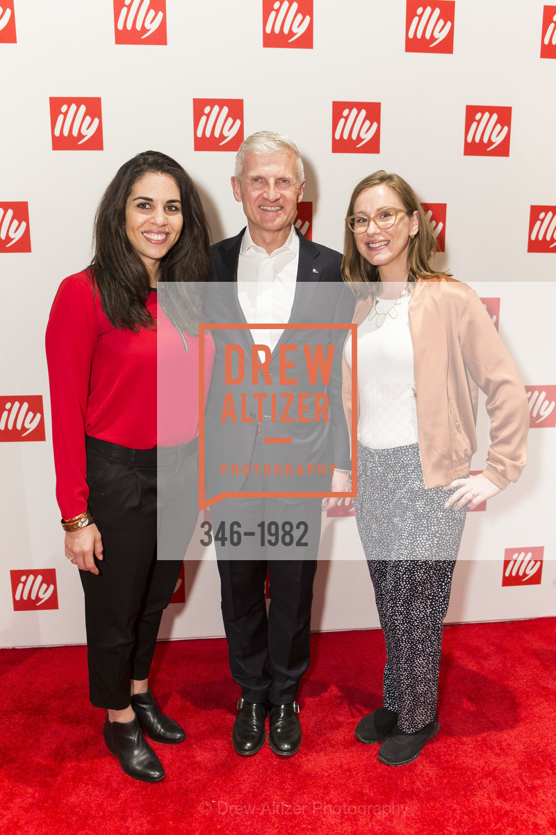 Anne Cecconi, Andrea Illy, Ali McEvoy, Illy Caffe San Francisco Flagship Store Opening, Illy Caffe. 220 Montgomery Street, Photo #346-1982 Anne Cecconi, Andrea Illy, Ali McEvoy, Photo #346-1982