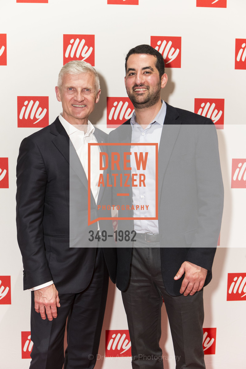 Andrea Illy, Ali Ghanimati, Illy Caffe San Francisco Flagship Store Opening, Illy Caffe. 220 Montgomery Street, Photo #349-1982 Andrea Illy, Ali Ghanimati, Photo #349-1982