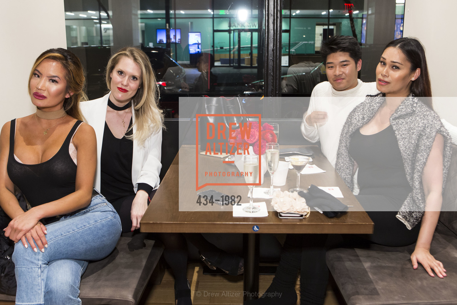 Dawn Cheng, Angelique Vendette, Austria Gracey, Cherick Wang, Illy Caffe San Francisco Flagship Store Opening, Illy Caffe. 220 Montgomery Street, Photo #434-1982 Dawn Cheng, Angelique Vendette, Austria Gracey, Cherick Wang, Photo #434-1982