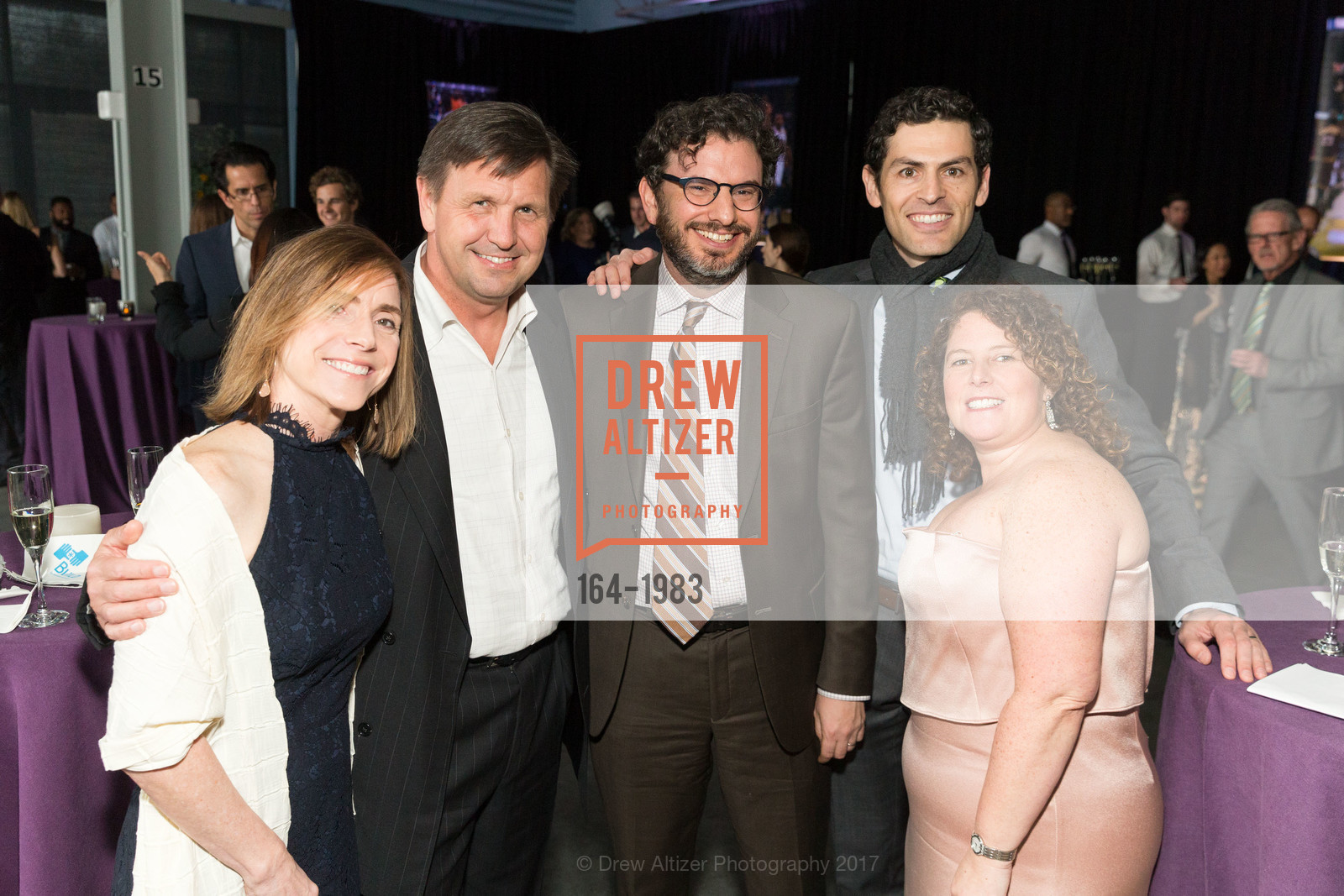 Heather Shepherd, Michael Shepherd, Matthew Mayers, Gabe Aranovich, Bryce Jacob, BUILD Gala 2017, James R. Herman International Cruise Ship Terminal. Pier 27, March 23rd, 2017, Photo #164-1983 Heather Shepherd, Michael Shepherd, Matthew Mayers, Gabe Aranovich, Bryce Jacob, Photo #164-1983