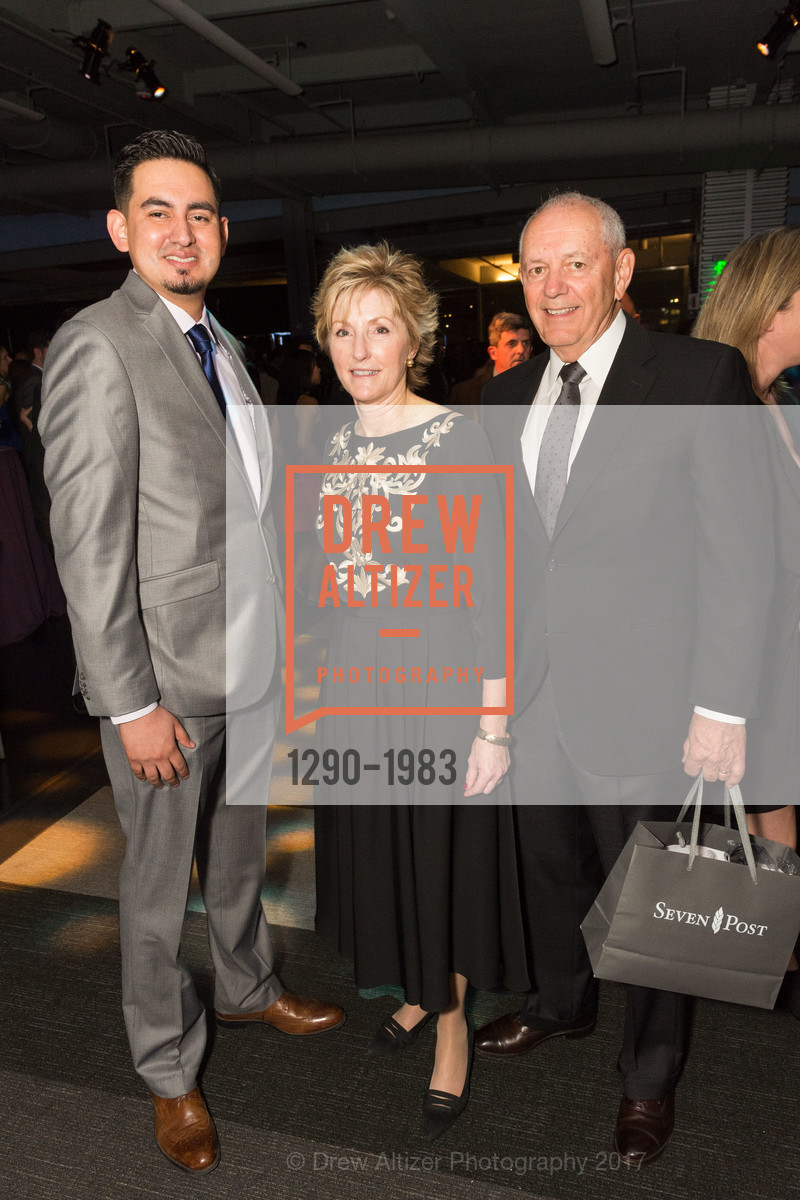 Rodrigo Alfaro, Mary McDougall, Don McDougall, BUILD Gala 2017, James R. Herman International Cruise Ship Terminal. Pier 27, March 23rd, 2017, Photo #1290-1983 Rodrigo Alfaro, Mary McDougall, Don McDougall, Photo #1290-1983