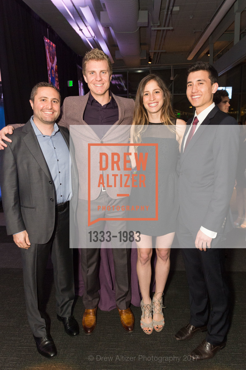 Topher Conway, Nate Montana, Katie Topper, Peter Tseng, BUILD Gala 2017, James R. Herman International Cruise Ship Terminal. Pier 27, March 23rd, 2017, Photo #1333-1983 Topher Conway, Nate Montana, Katie Topper, Peter Tseng, Photo #1333-1983